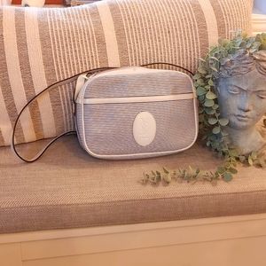 Saint Laurent Authentic Striped Leather Crossbody Bag